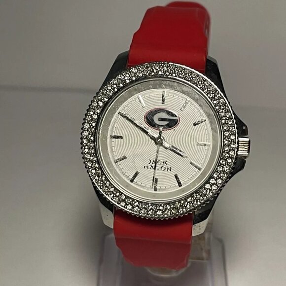 Jack Mason Brand Accessories - Georgia Bulldogs NCAA Ladies Silicone Watch by Jack Mason NEW